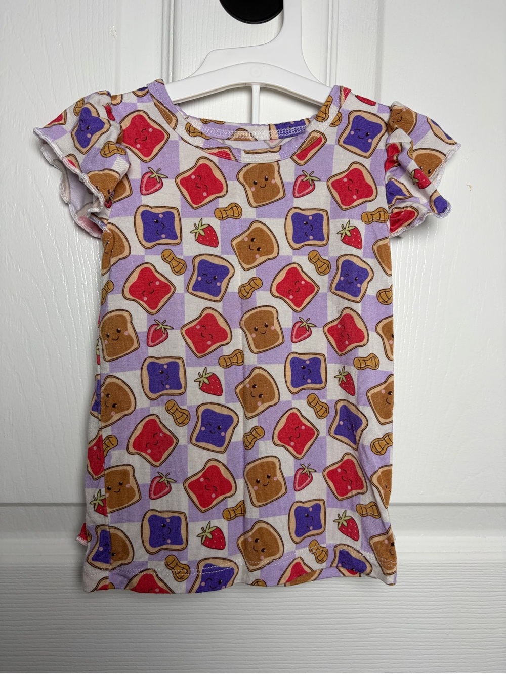 Dream Big Little Co PB&J Bamboo Pajama Set 6-12M Peanut Butter Jelly